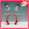 Christmas snowman decoration hairclips,small plastic snowman hairclip